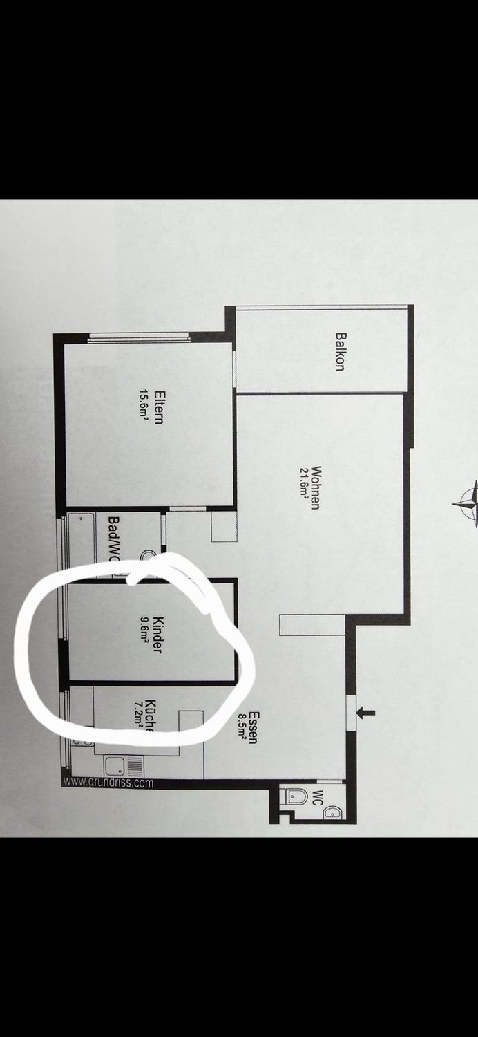 Room in a shared flat