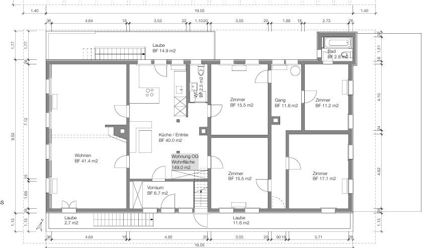 Appartamento di 5 ½ locali