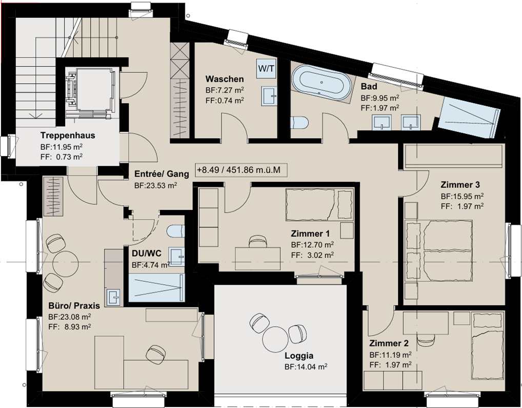 5 ½ rooms apartment