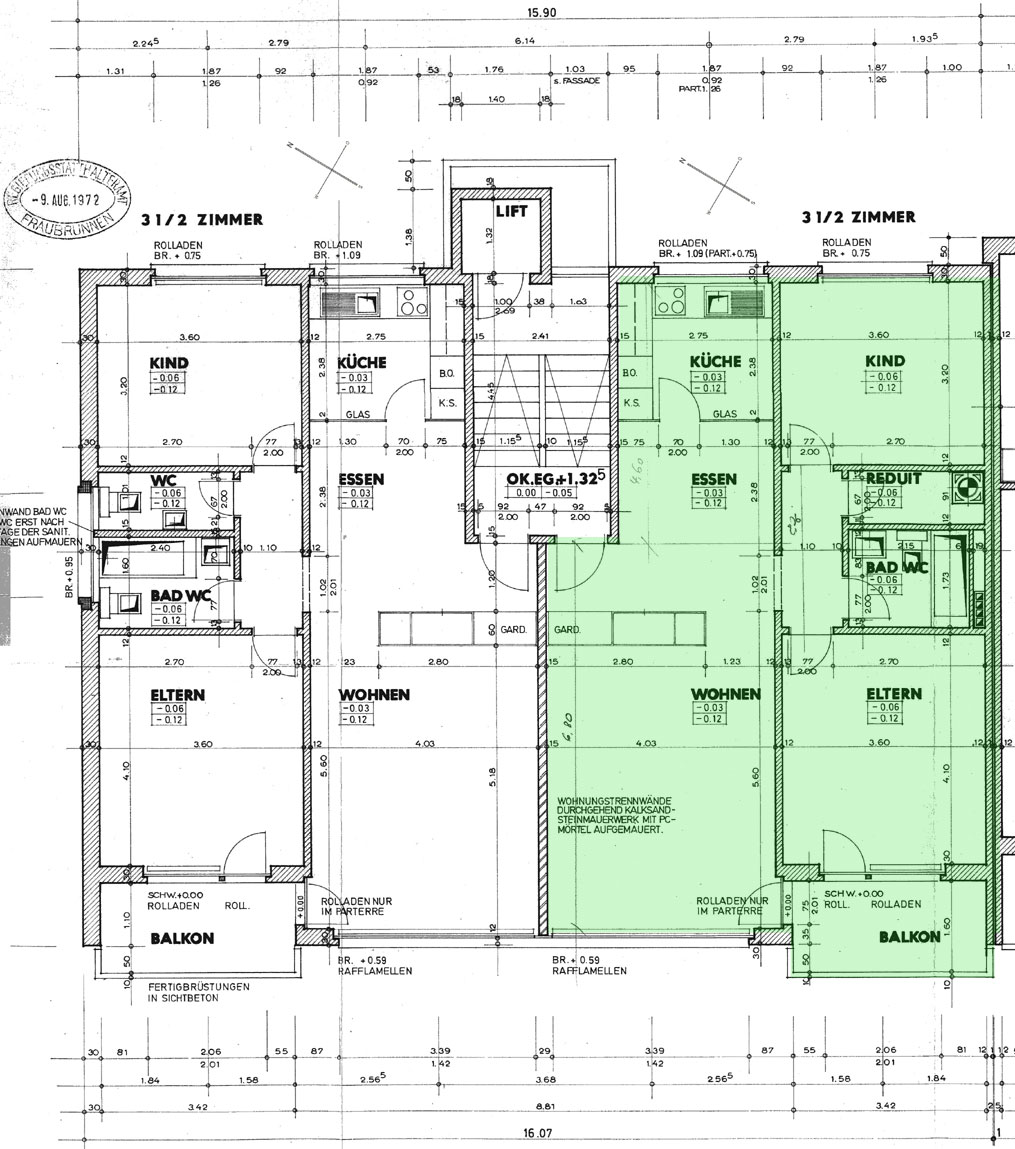 Appartamento di 3 ½ locali