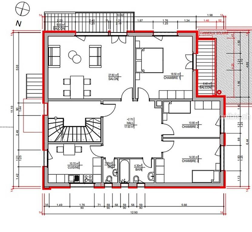 4 ½ Zimmer-Wohnung