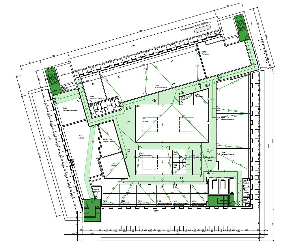 ufficio di 1410m²