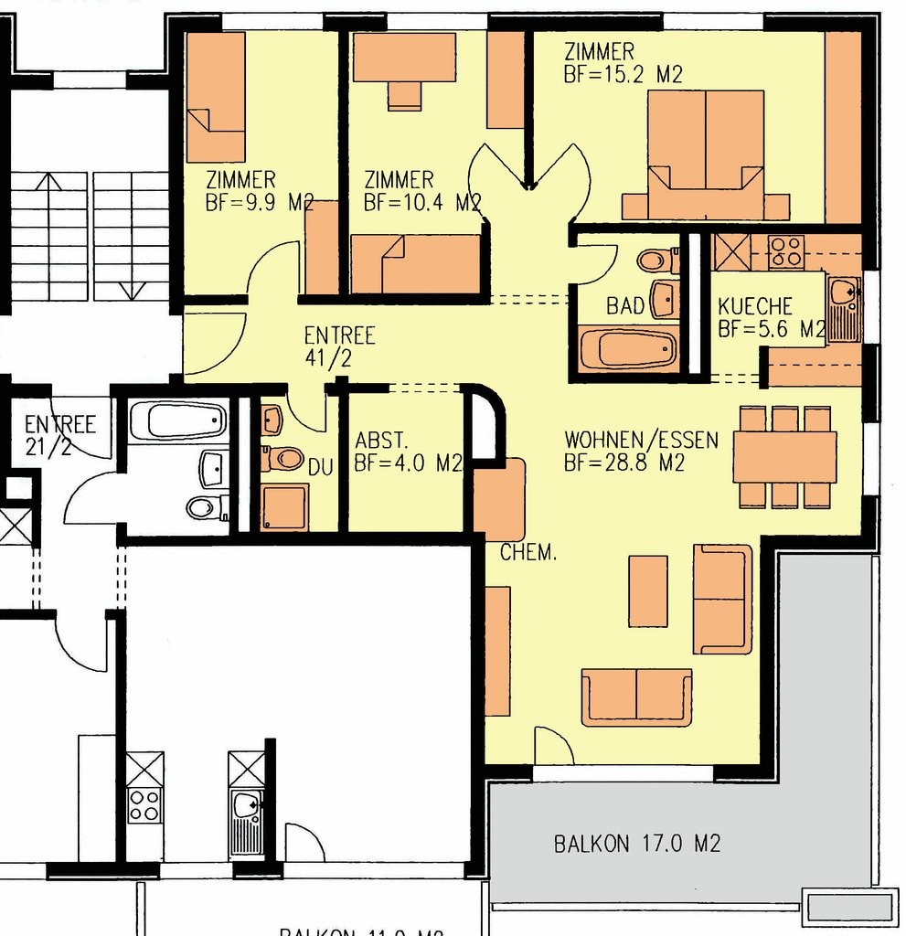Appartement de 4 ½ pièces