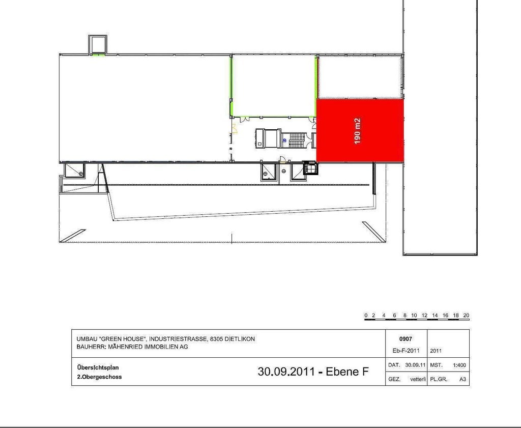 ufficio di 191m²