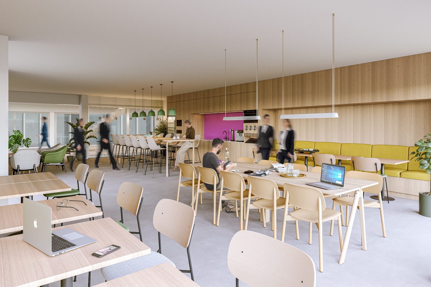 883m² office