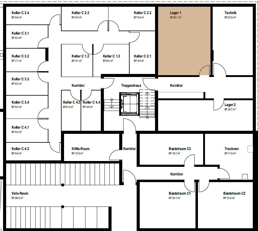 85m² commerciale