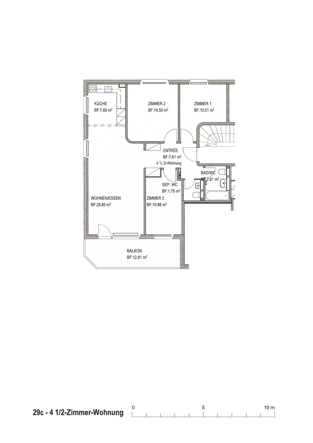4 ½ rooms apartment