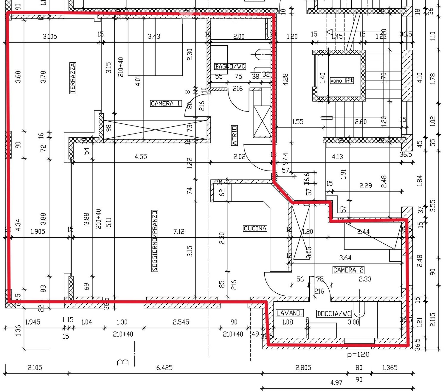 3 ½ rooms apartment