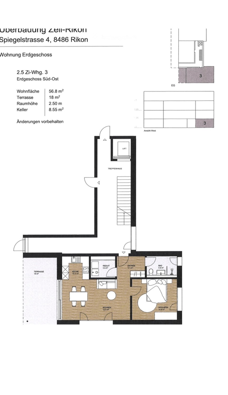 2 ½ rooms apartment