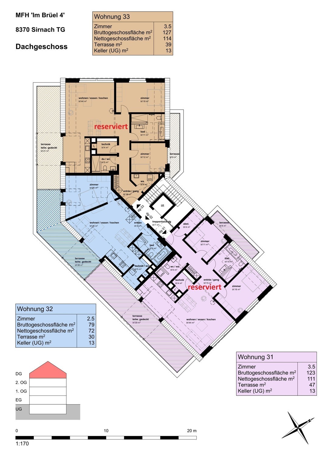 Appartamento di 2 ½ locali