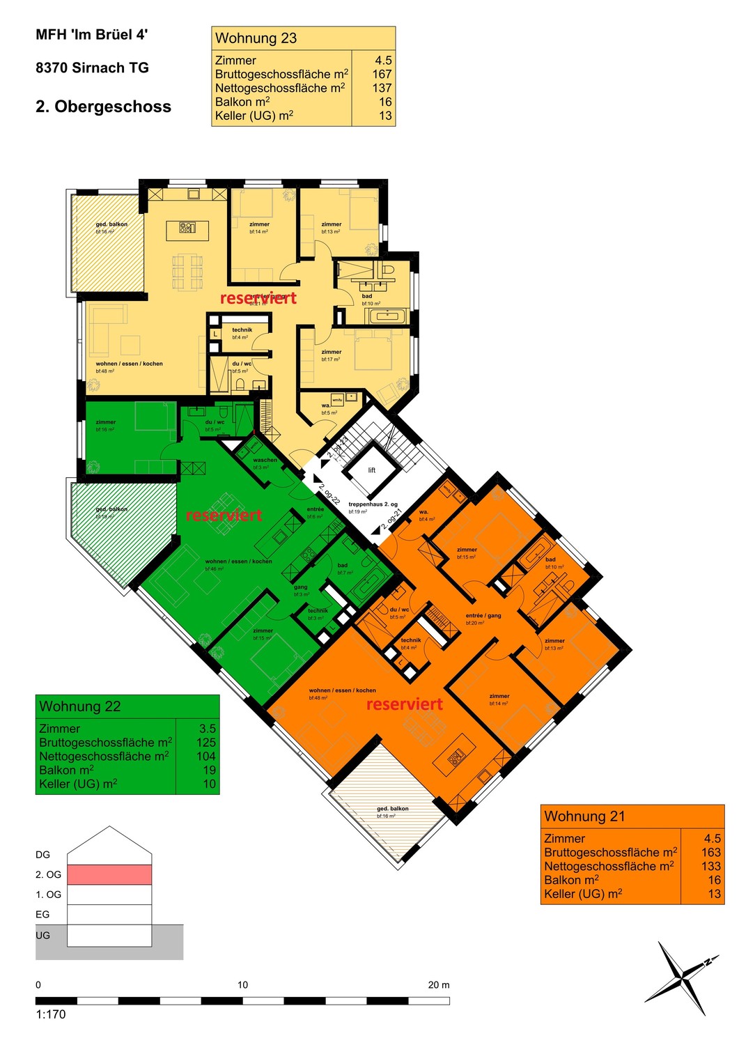 Appartamento di 2 ½ locali