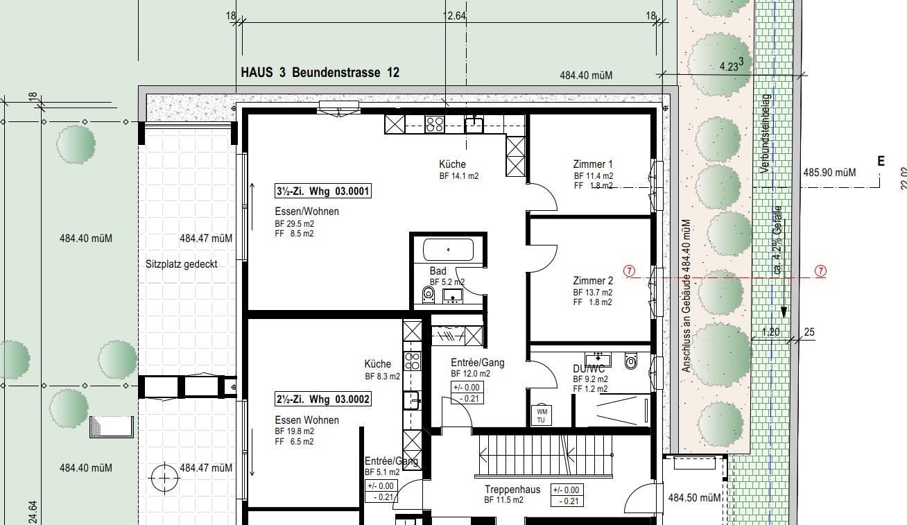 Appartamento di 3 ½ locali