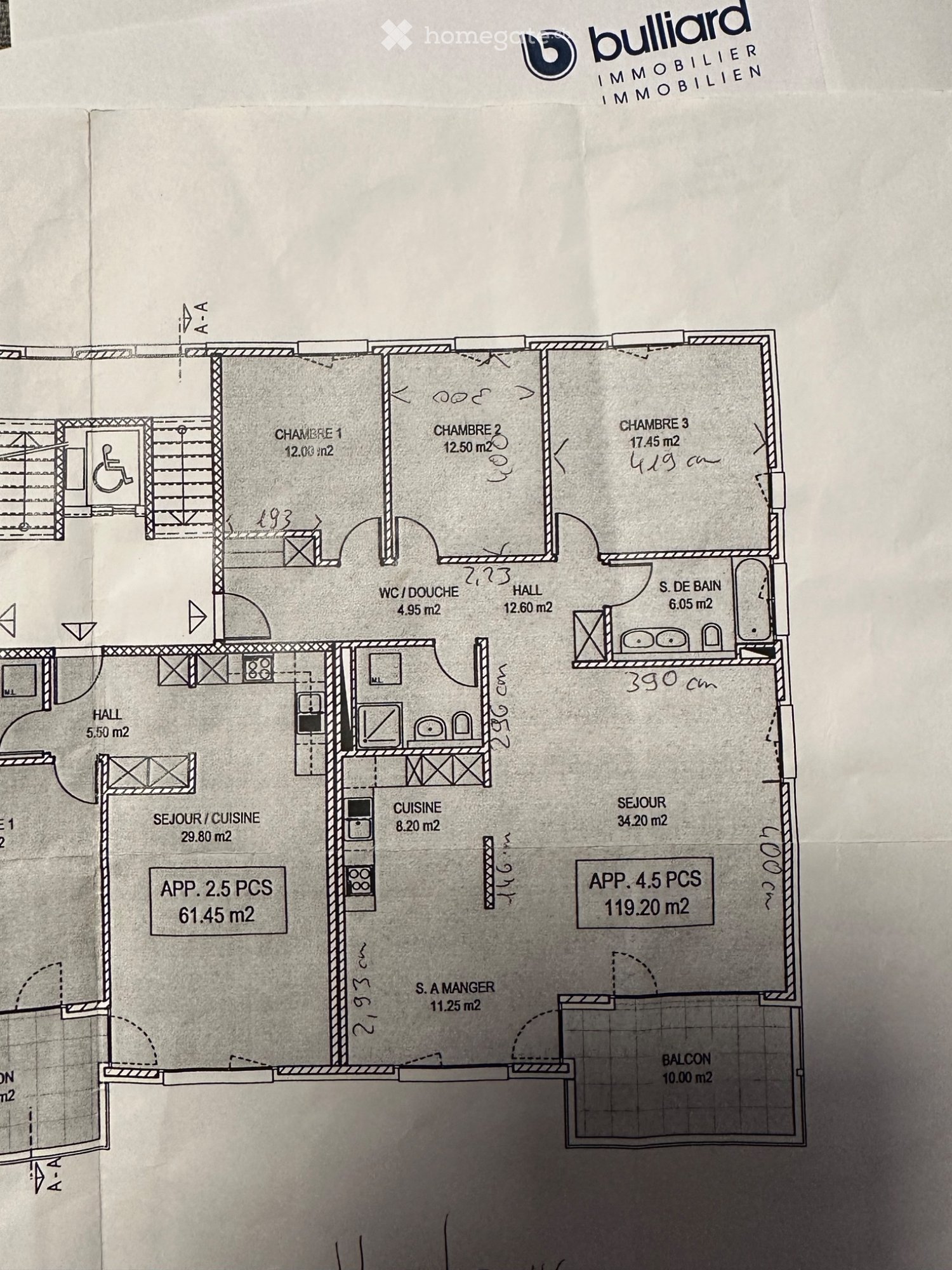 5 rooms apartment