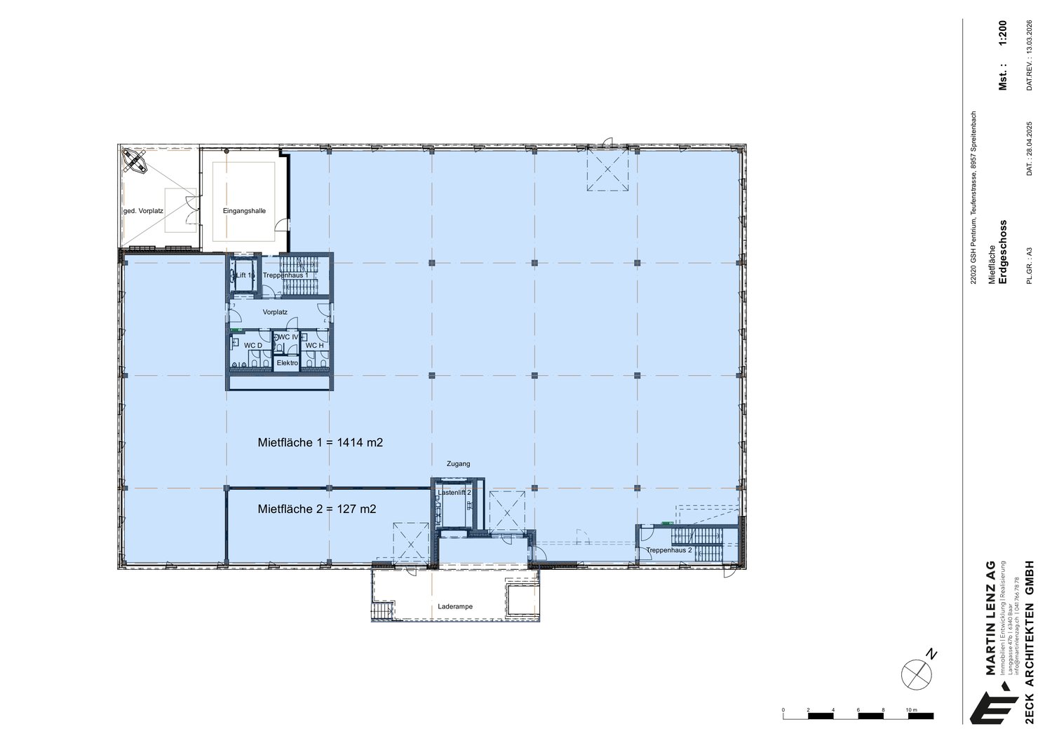 1000m² commercial