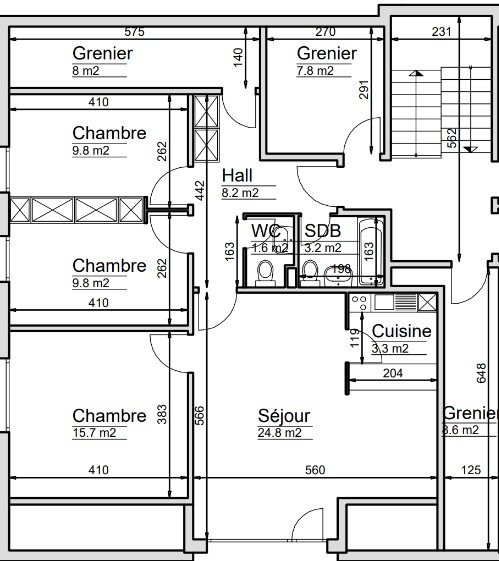 4 ½ rooms apartment