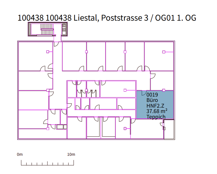 254m² ufficio