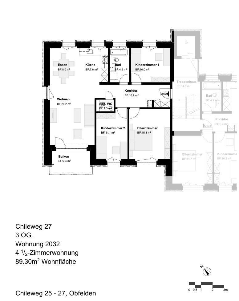 4 ½ rooms apartment