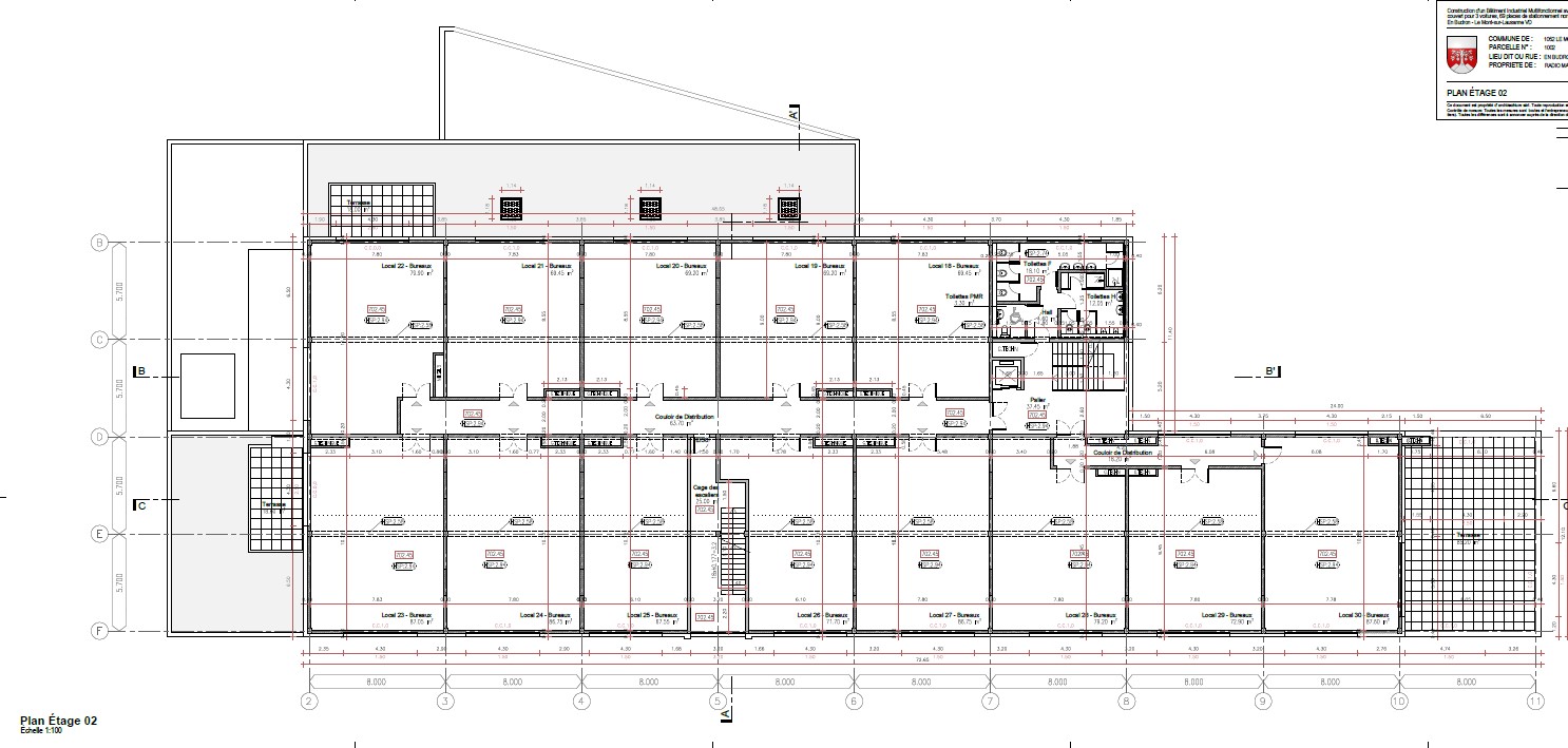 449m² industrial object