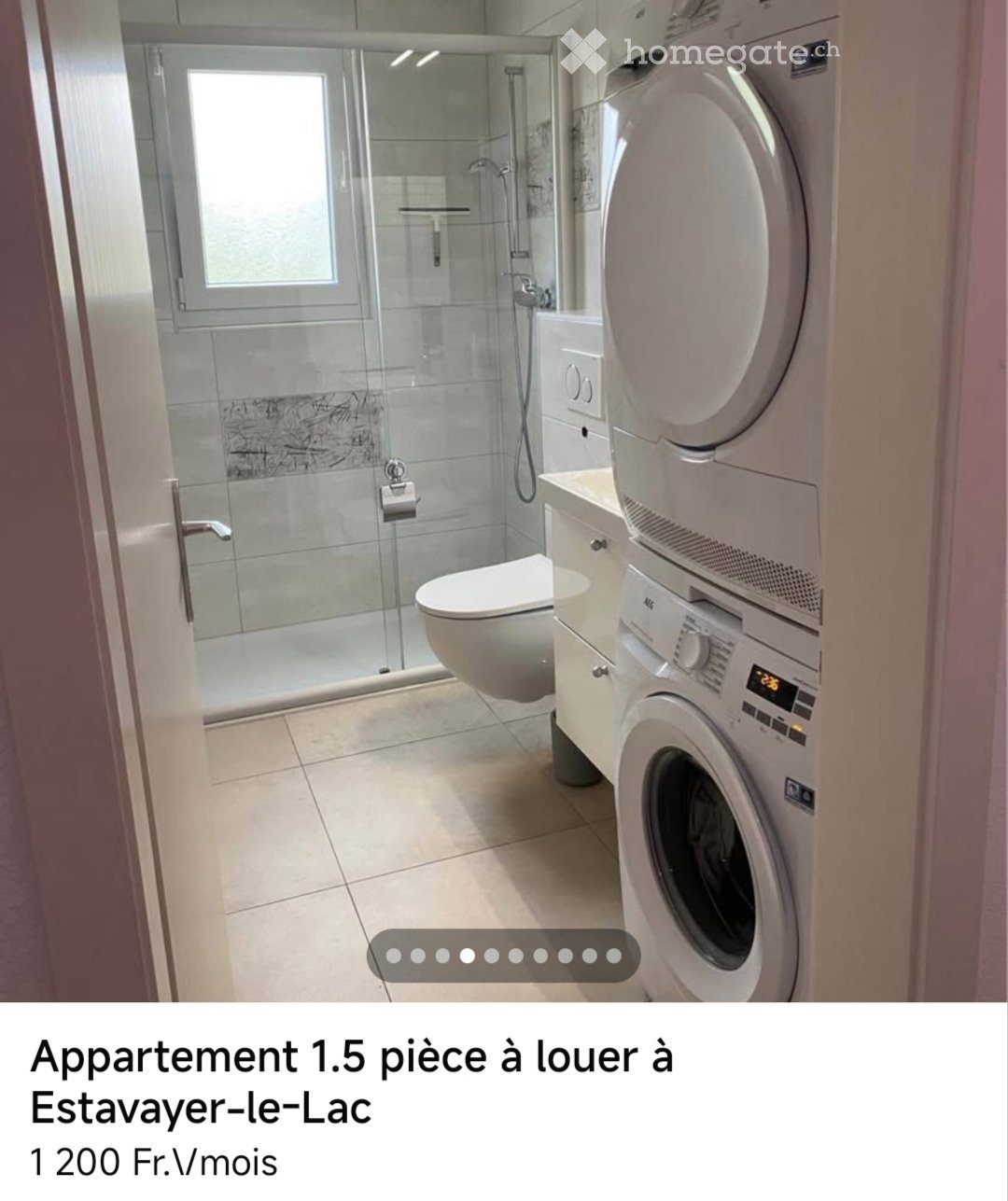 1 ½ rooms apartment