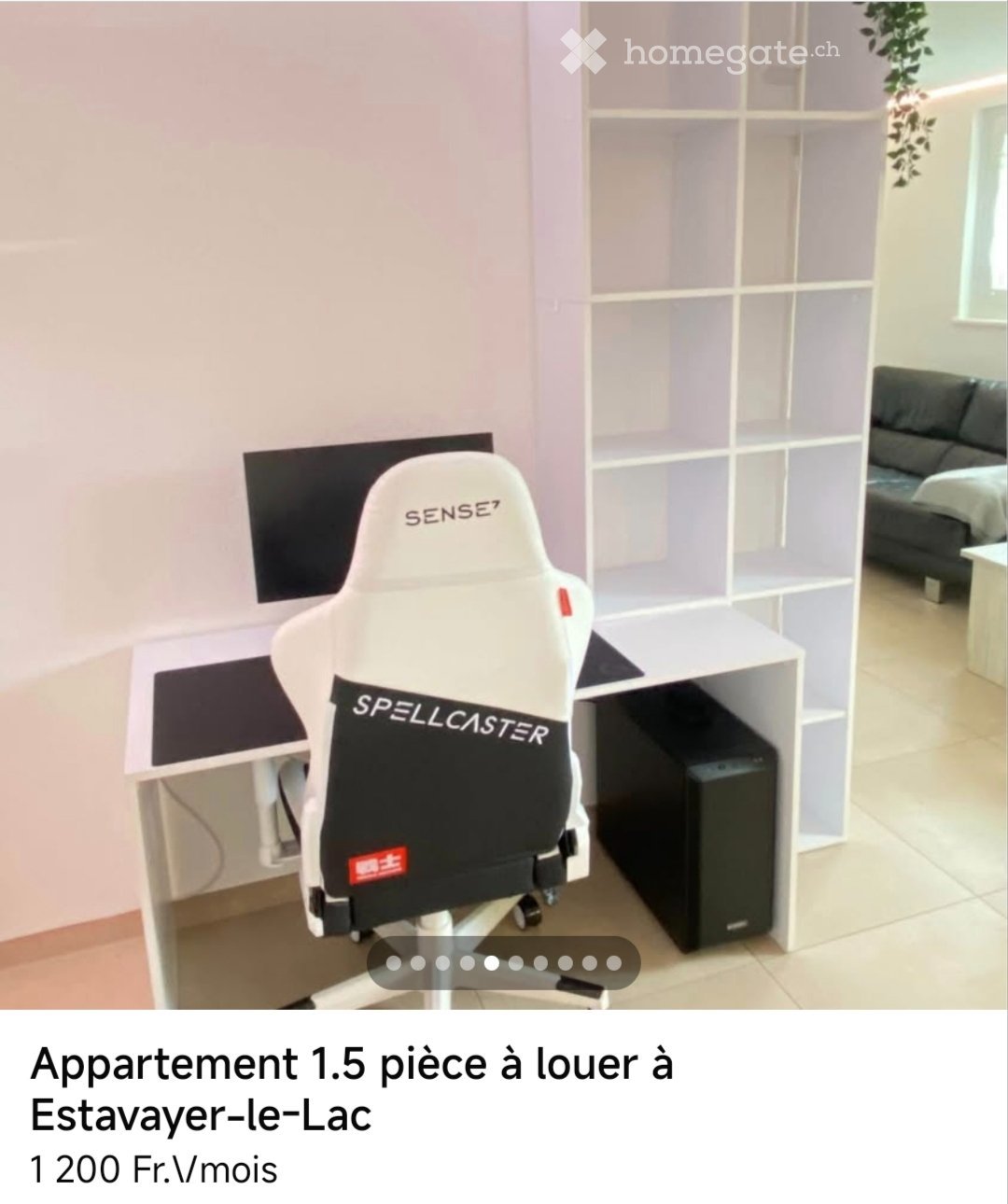 1 ½ rooms apartment