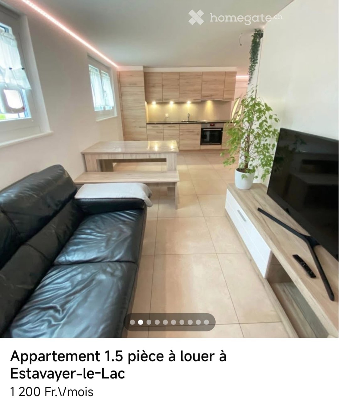 1 ½ rooms apartment