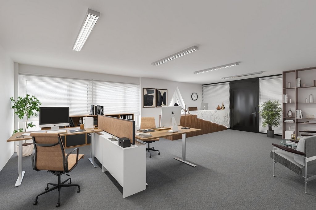 570m² office