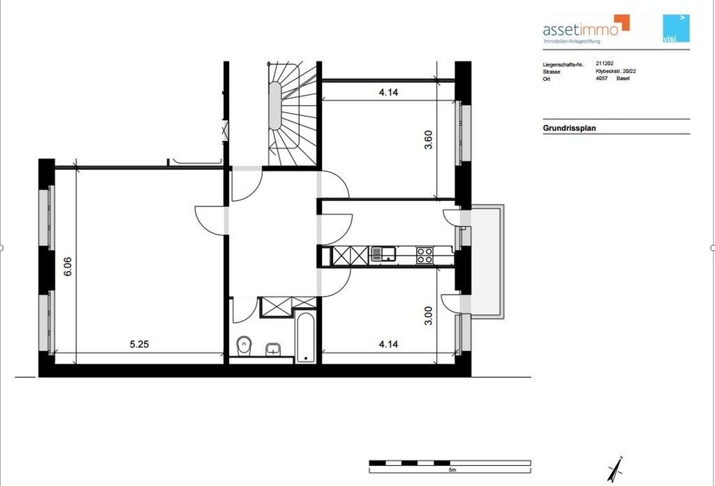 Appartement de 3 pièces