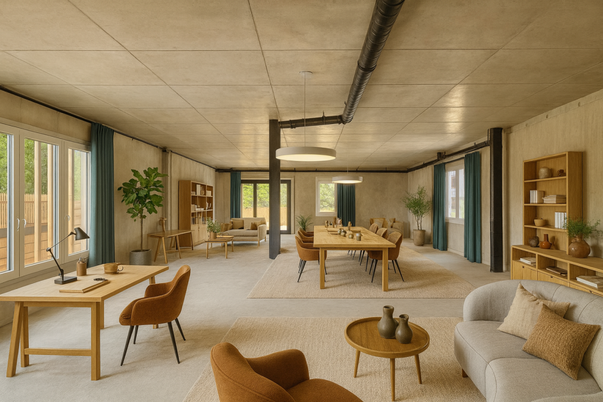257m² workshop