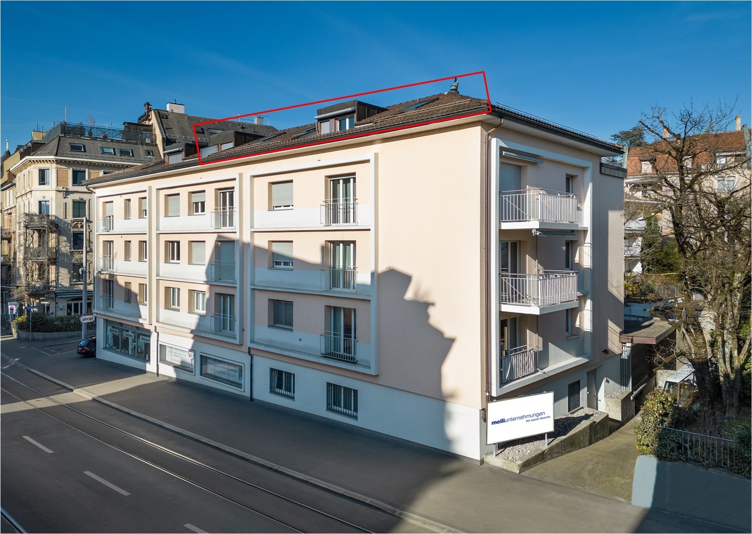 Appartamento mansardato di 3 ½ locali
