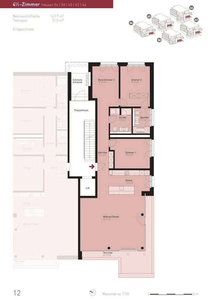 4 ½ rooms apartment