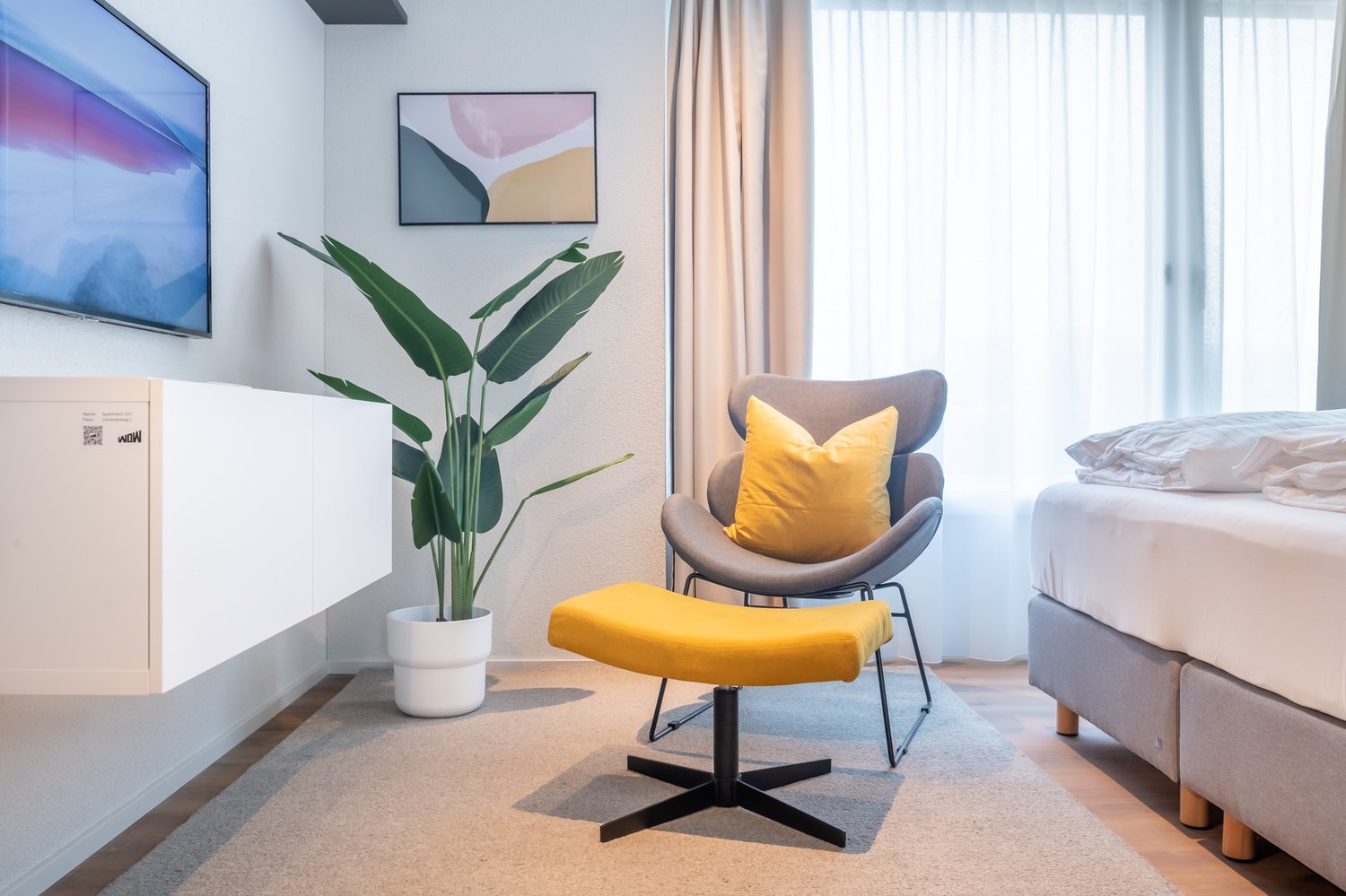 1 ½ pièces appartement meublé