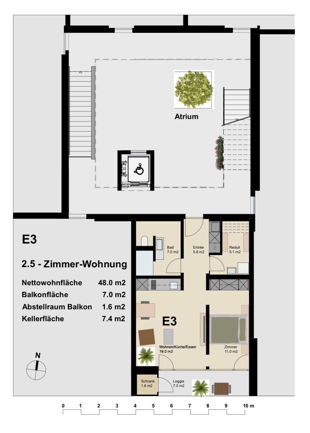 Appartamento di 2 ½ locali