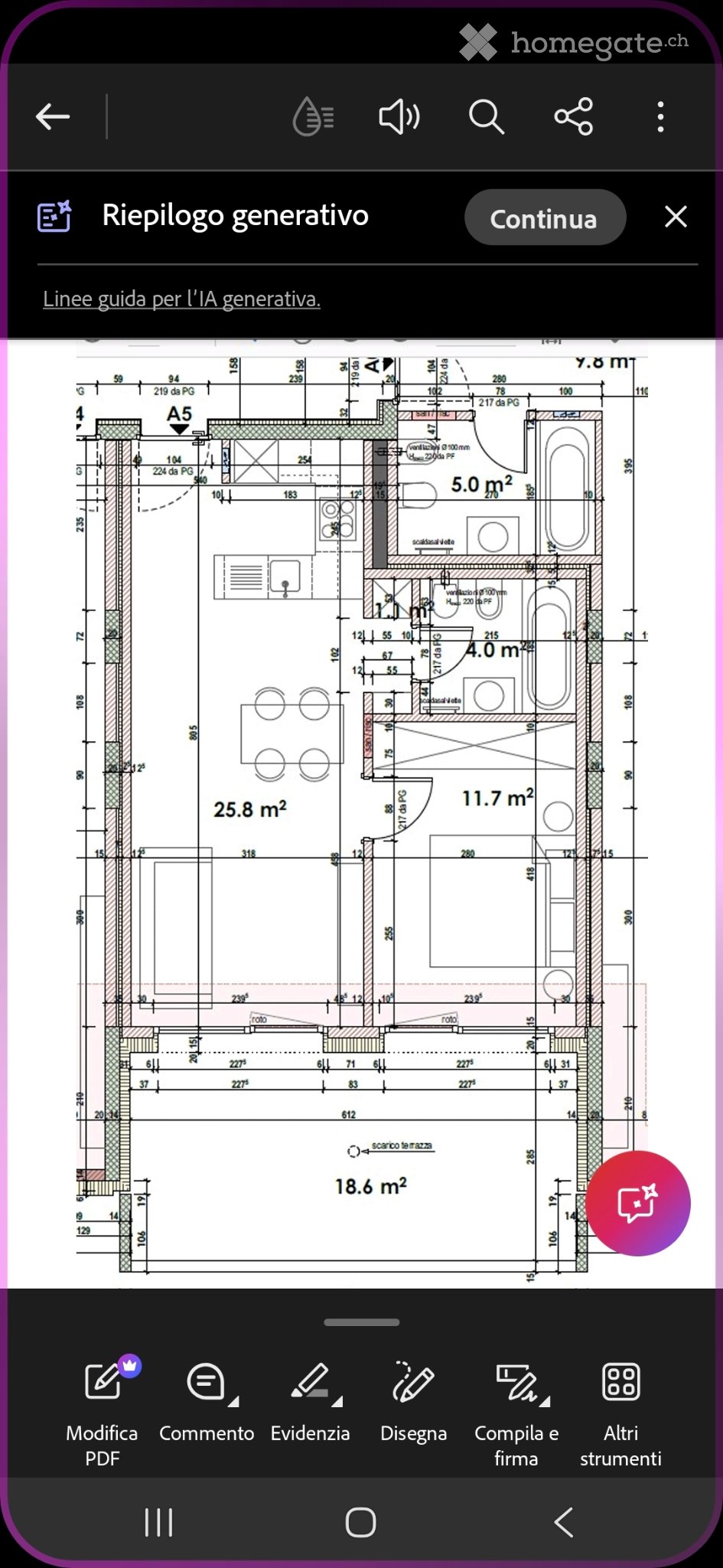 2 ½ rooms apartment