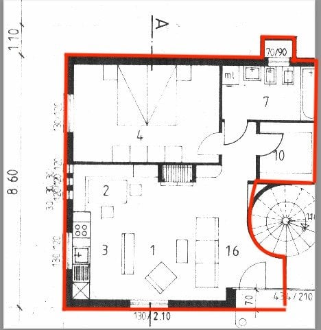 2 ½ rooms apartment