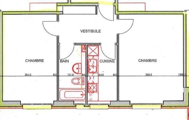 appartamento di 2 locali