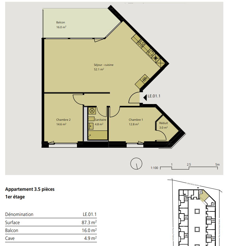 Appartamento 3 ½ locali