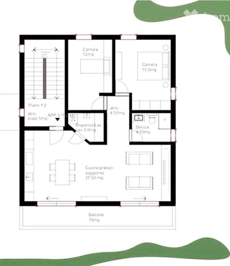 Appartement de 3 ½ pièces