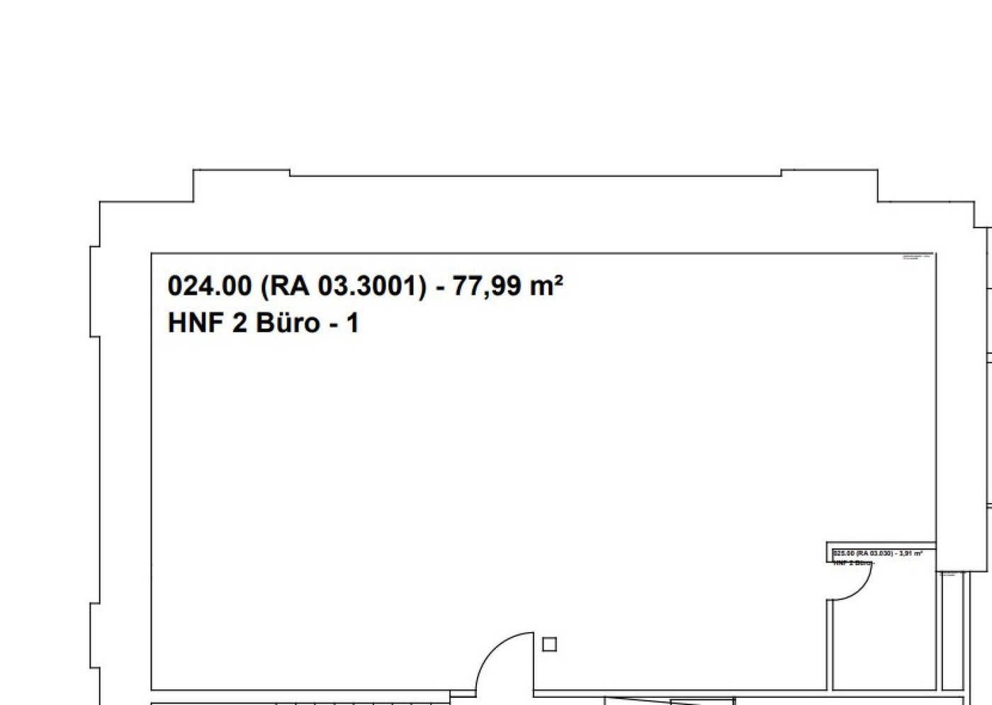 78m² storage room