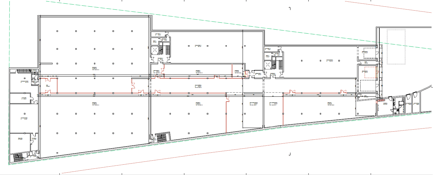 1000m² industrial object