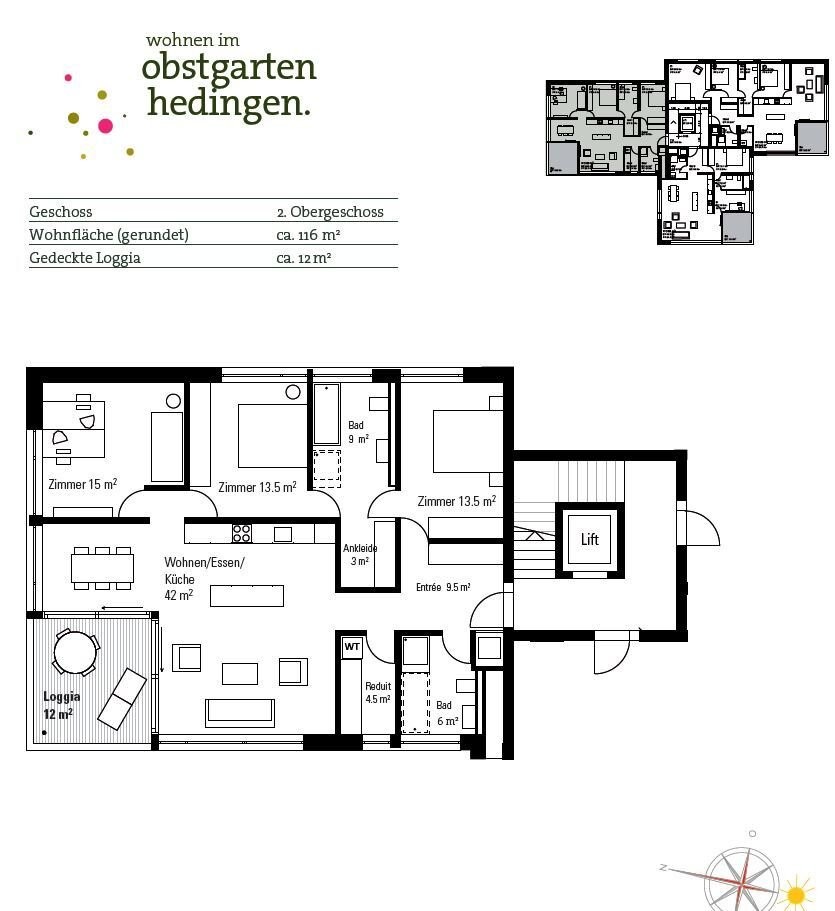 4 ½ rooms apartment