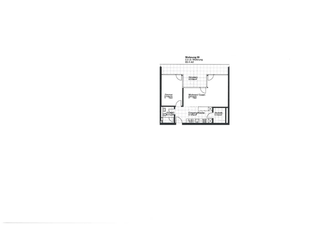 Appartamento di 2 ½ locali