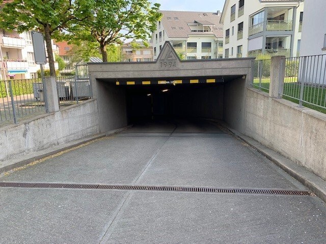 Covered bike parking