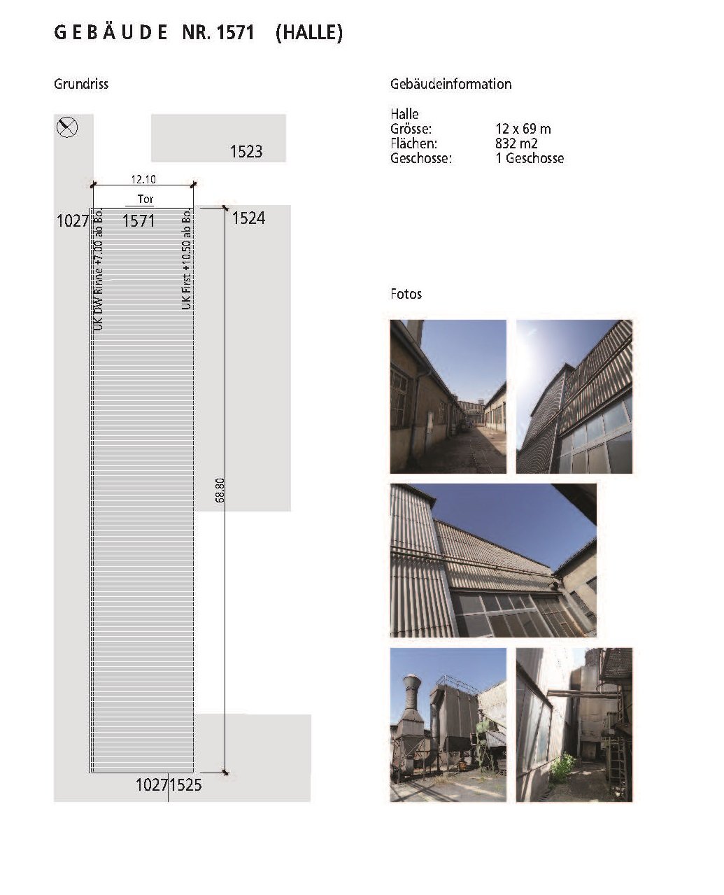 750m² oggetto industriale