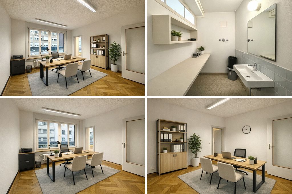 96m² bureau