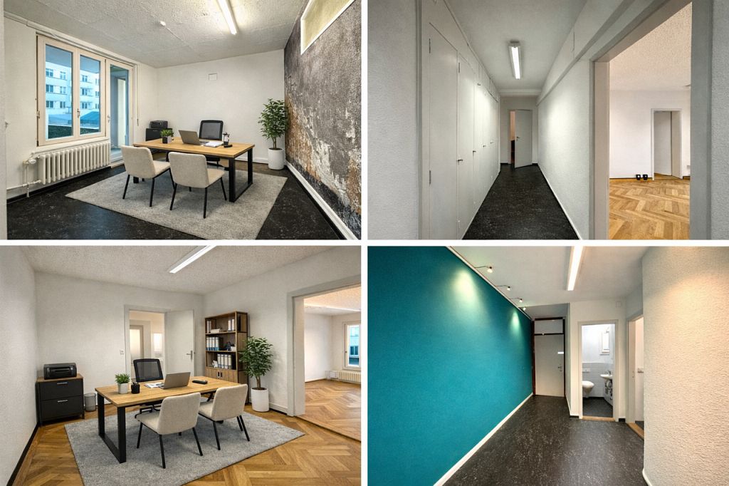 96m² bureau