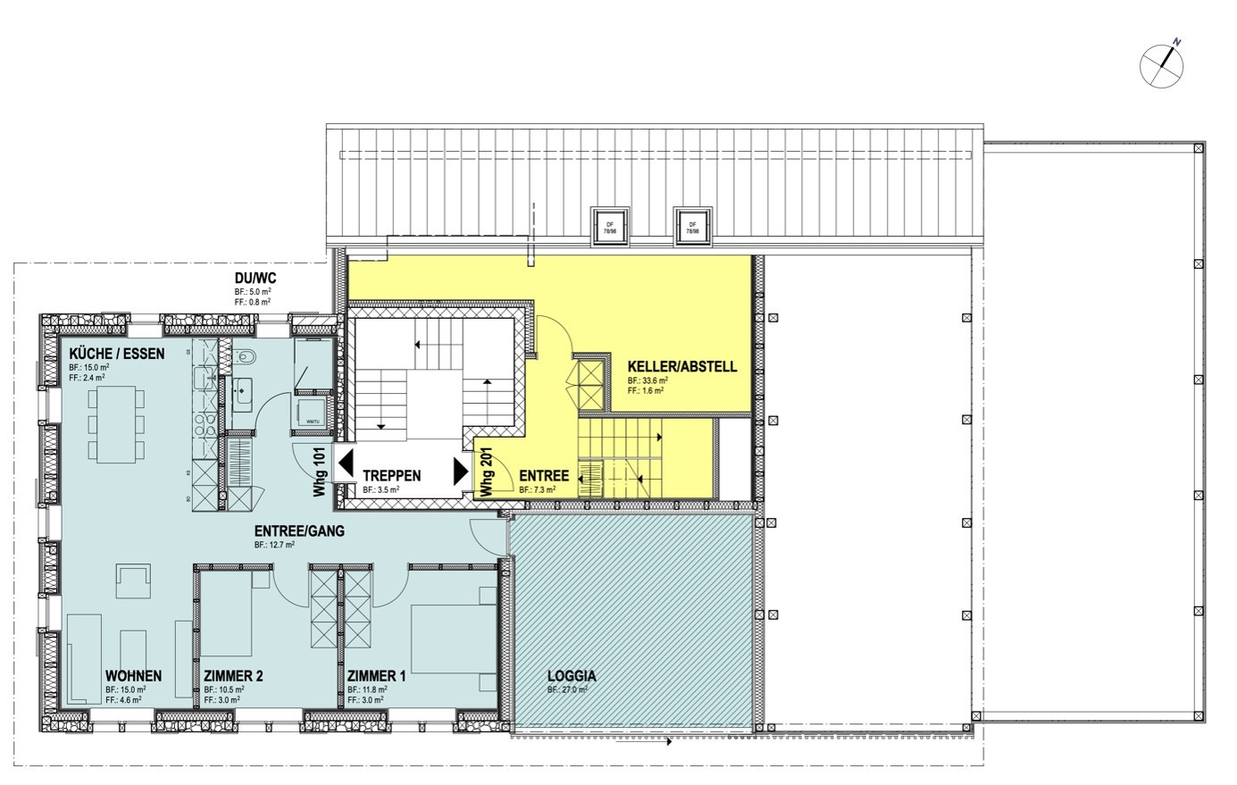3 ½ rooms apartment