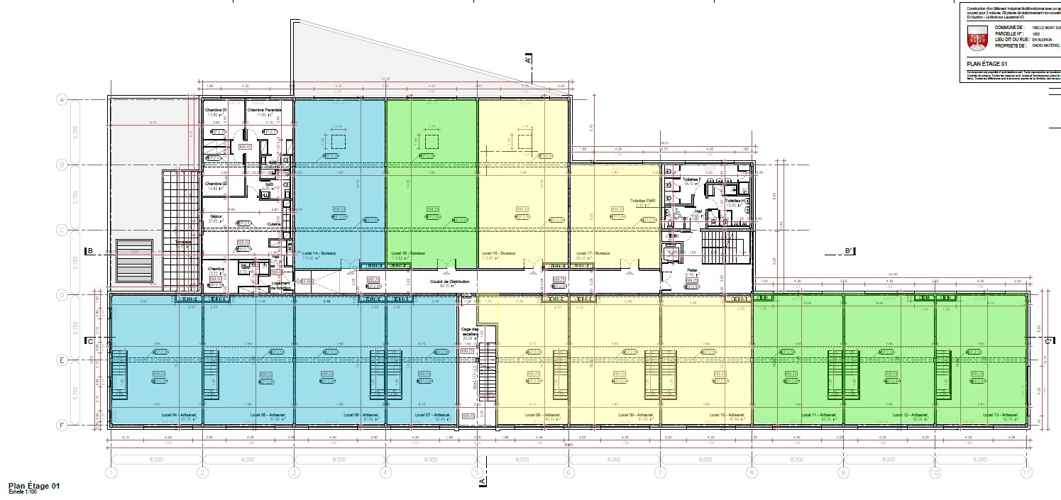 381m² industrial object