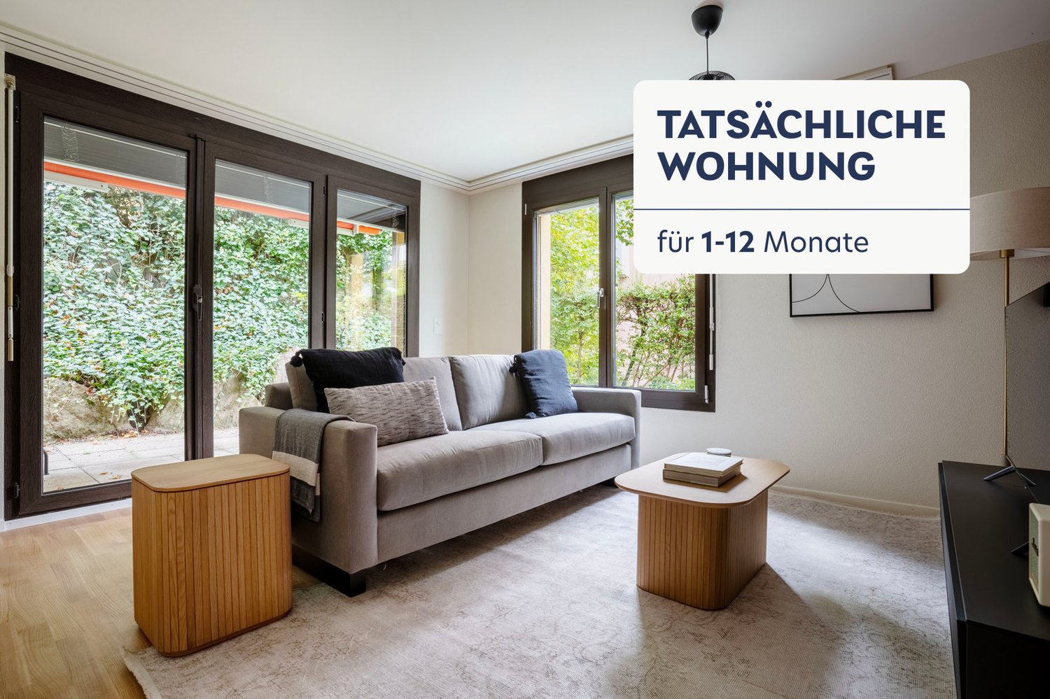 2 ½ pièces appartement meublé