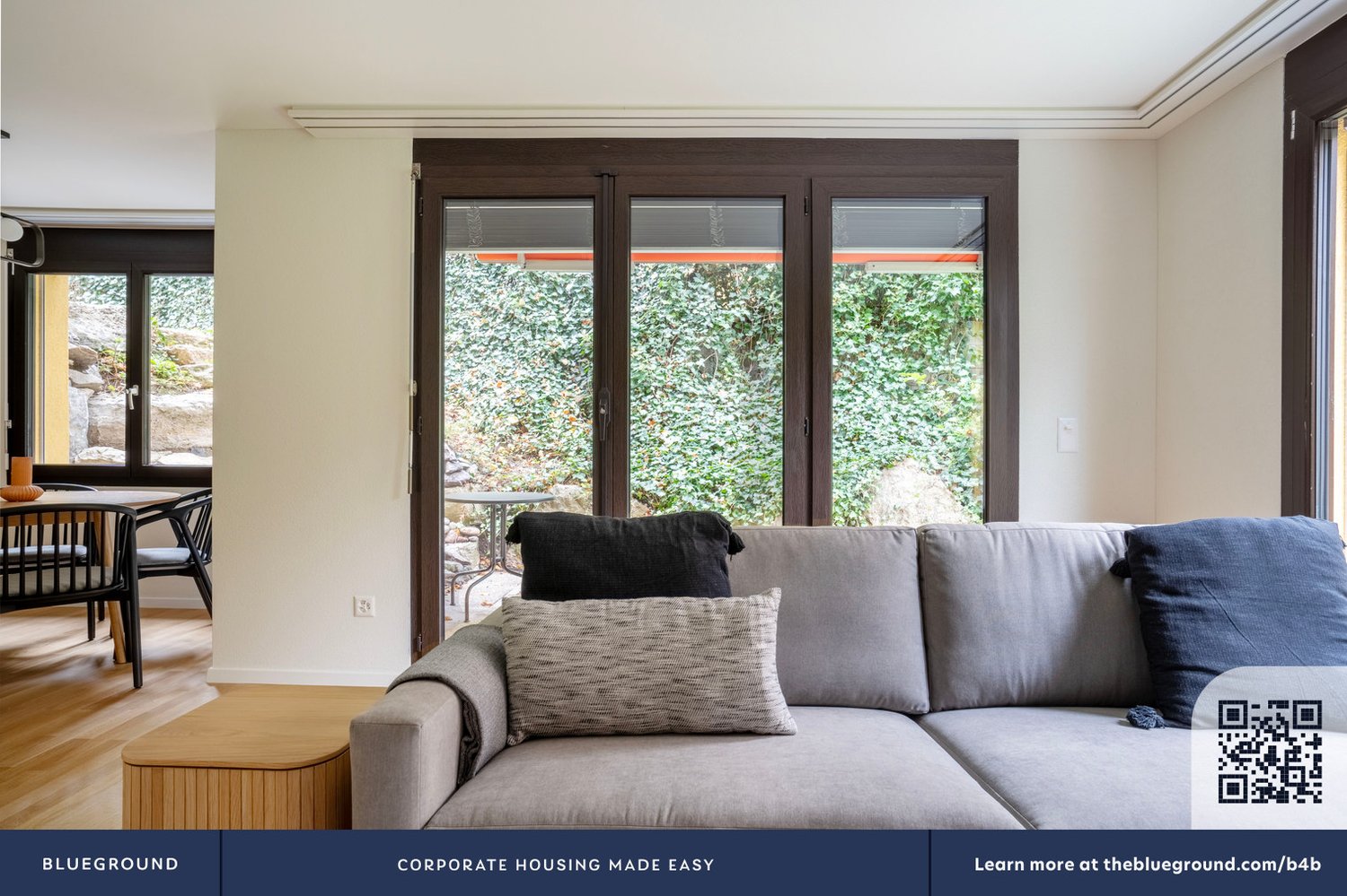 2 ½ pièces appartement meublé