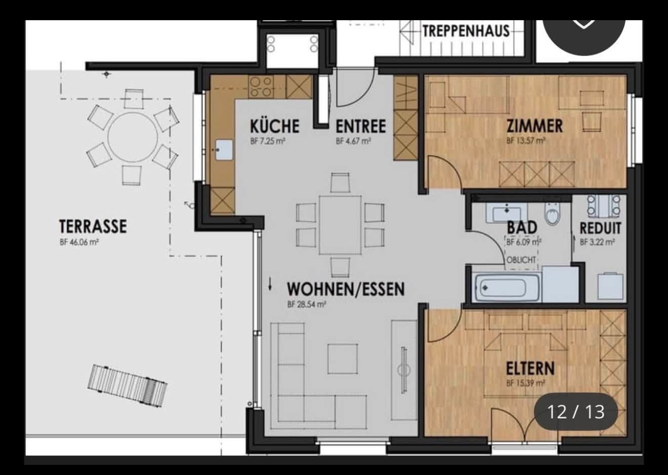 3 ½ rooms apartment